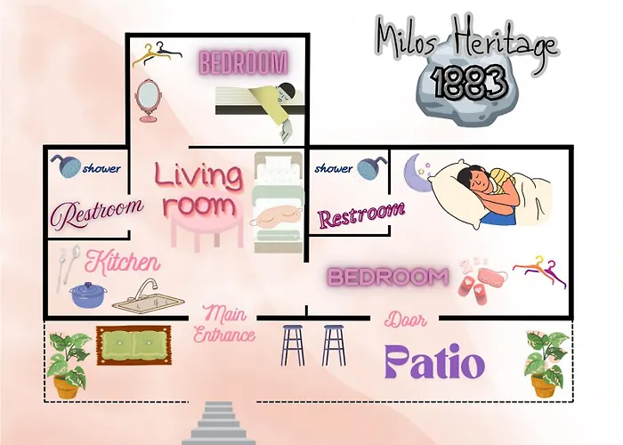 Vakantiehuis Milos Heritage 1883