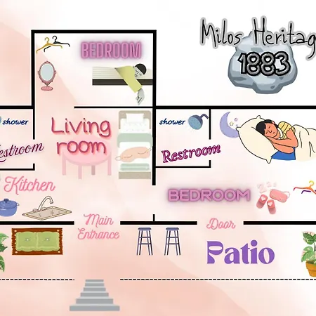 Casa de Férias Milos Heritage 1883